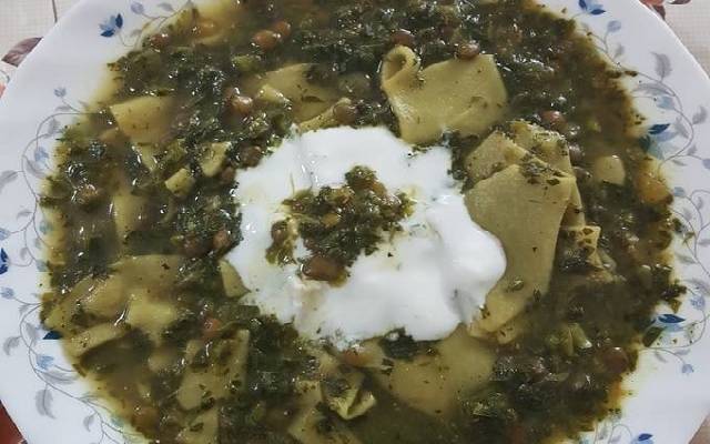 طرز تهیه انواع غذا مشهدی/آش لخشک خراسانی