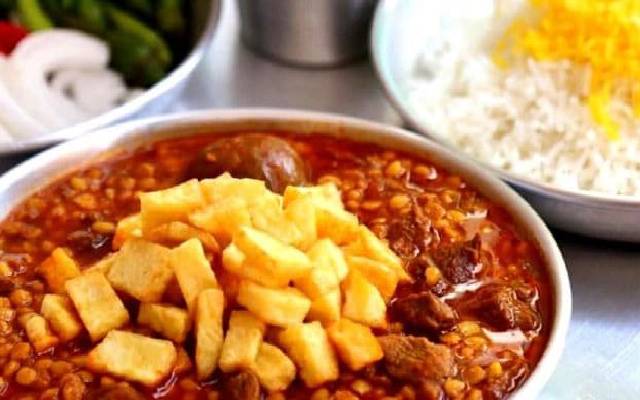 طرز تهیه انواع غذا مشهدی/خورش قیمه مشهدی