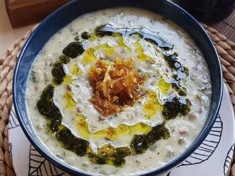 طرز تهیه آش ماست مشهد