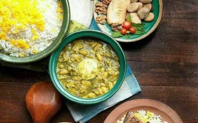 باقلا قاتق یک غذای ارزان برای ناهار و شام