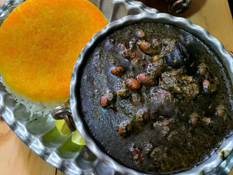 شام ارزون چی درست کنم؟ طرز تهیه خورشت دروغگوی گیلانی