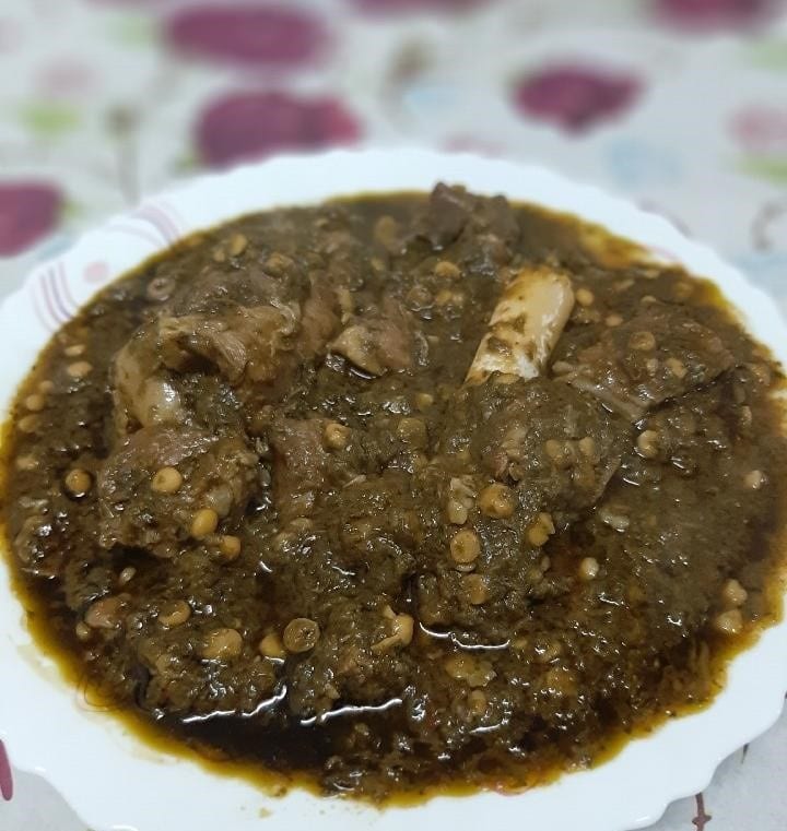 خورشت سبزی دامغانی | خورش قورمه لپه