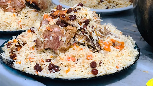 مراحل طرز تهیه لای پلو قشقایی