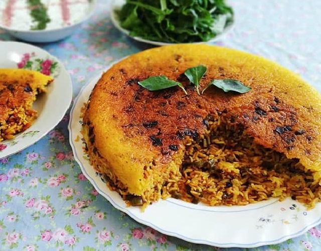 نکات تکمیلی طرز تهیه ته چین لوبیا پلو