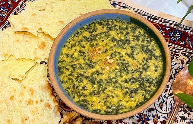 مراحل طرز تهیه کله جوش زنجانی با لپه و کشک