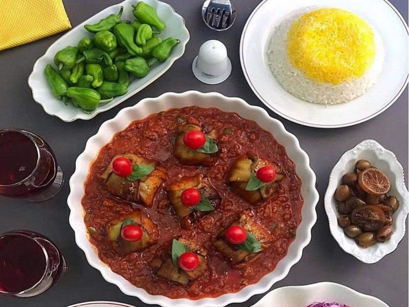 طرز تهیه بقچه بادمجان