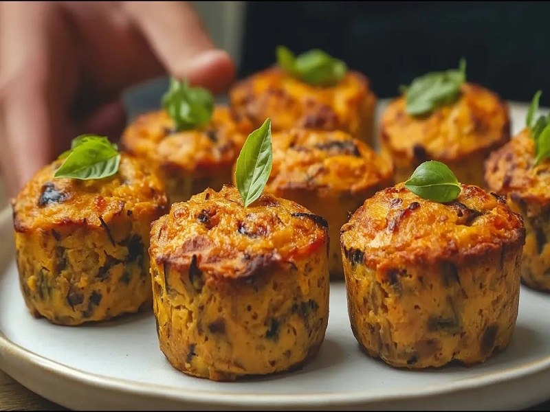 طرز تهیه مافین بادمجان