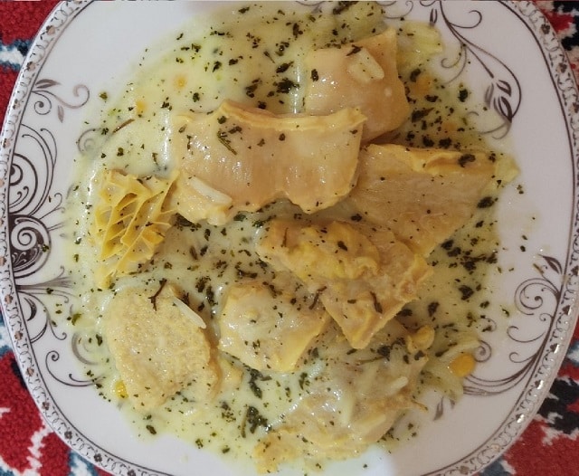 مراحل طرز تهیه کله جوش سیرابی و نخود