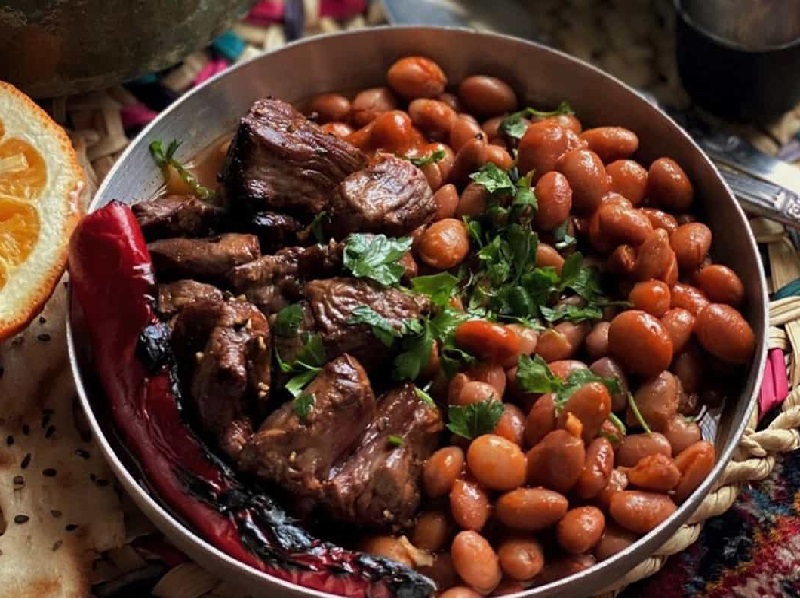 طرز تهیه لوبیا کباب