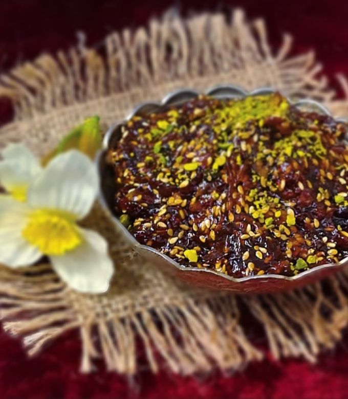 طرز تهیه انواع دسر و شیرینی ماه رمضانی | طرز تهیه معسل خرما