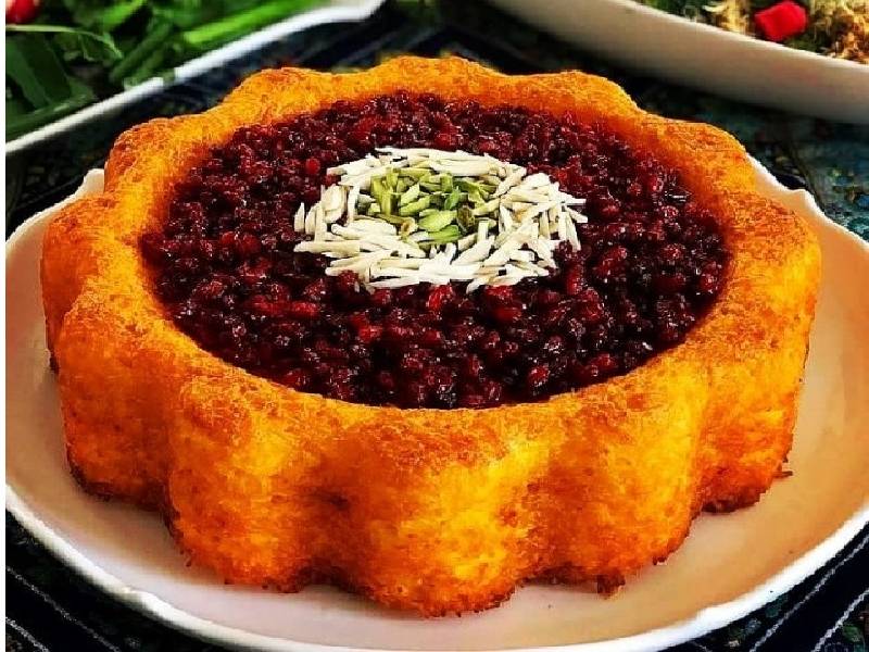 طرز تهیه ته چین کباب تابه ای