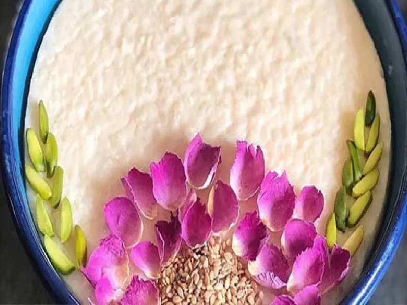 طرز تهیه شیر برنج مجلسی با خامه