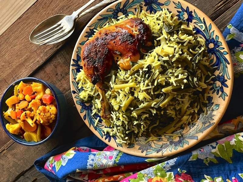 طرز تهیه ریواس پلو