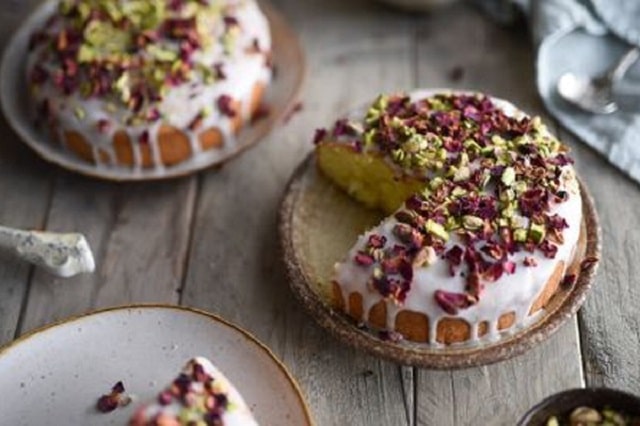 طرز تهیه انواع کیک قنادی در خانه | طرز تهیه کیک گل محمدی