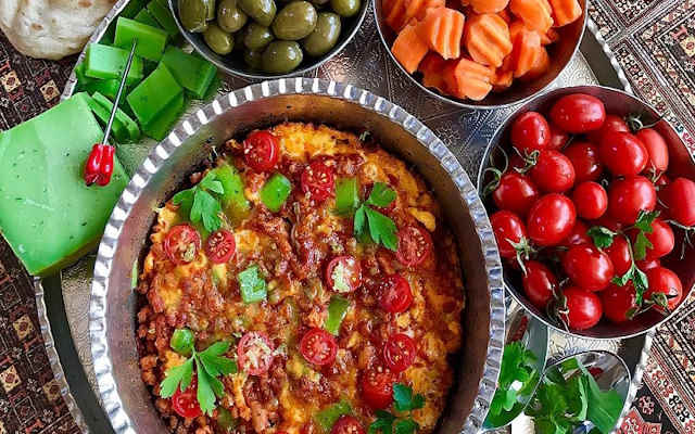 طرز تهیه انواع املت | طرز تهیه املت گوشت چرخ کرده