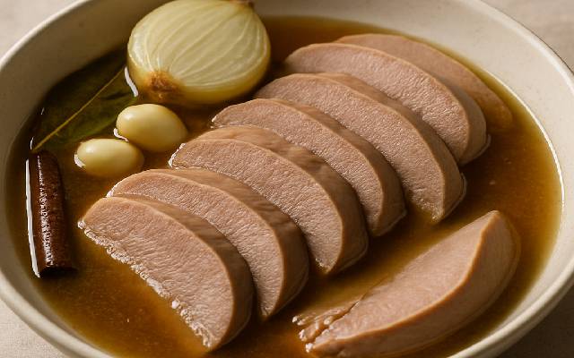 مراحل طرز تهیه باقالی پلو با زبان گوساله