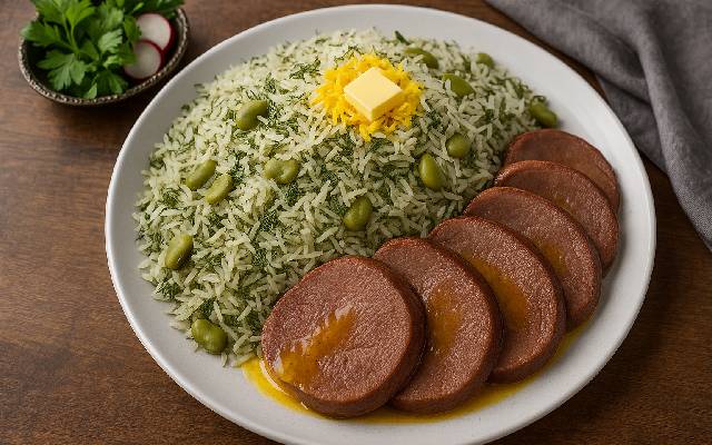 فوت و فن‌های خوشمزه شدن باقالی پلو با زبان گوساله