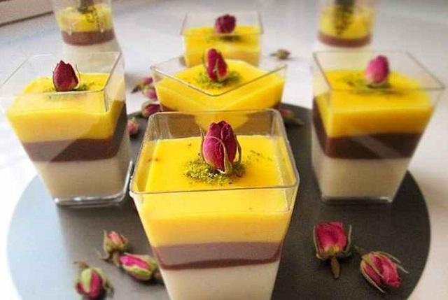 نکات تکمیلی طرز تهیه محلبی سه رنگ