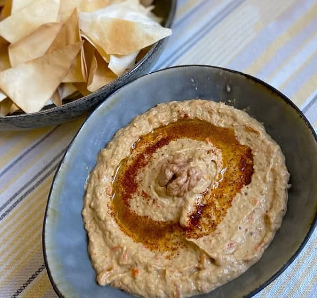 مراحل طرز تهیه دیپ مرغ و بادمجان مجلسی