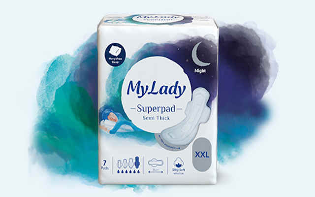 نوار بهداشتی مای لیدی مدل مکسی (نیمه‌ضخیم) | راهنمای خرید نوار بهداشتی