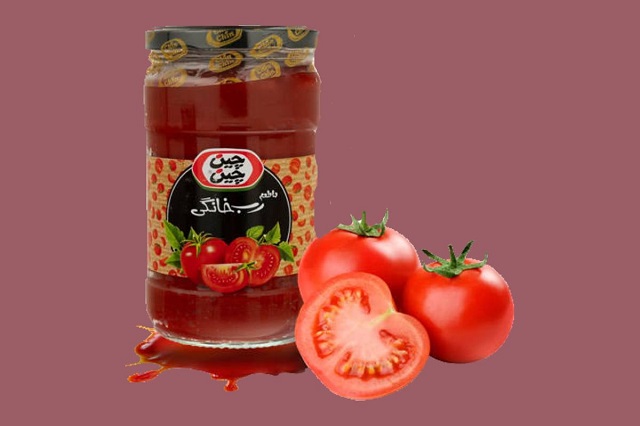 رب گوجه‌فرنگی شیشه‌ای چین‌چین