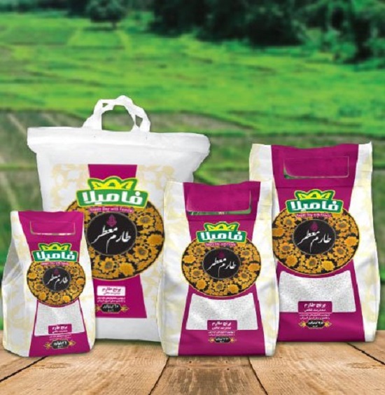 بسته‌بندی‌های برنج فامیلا