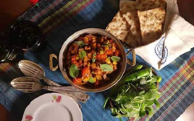 غذای ساده و گیاهی