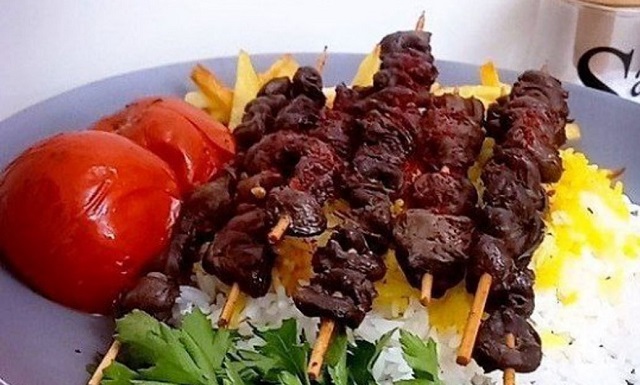 طرز تهیه کباب دل مرغ در تابه