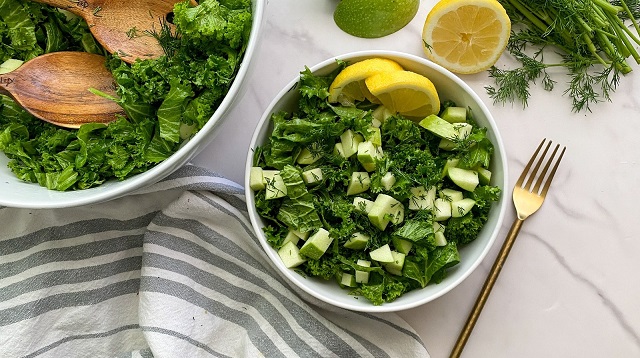 نکات تکمیلی طرز تهیه سالاد سبز