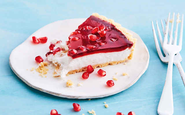 مراحل طرز تهیه تارت انار ساده
