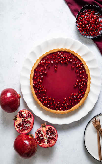 طرز تهیه تارت انار ساده در یک نگاه
