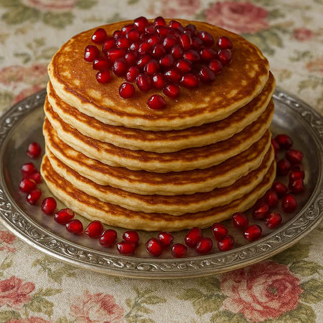 فوت و فنهای خوشمزه شدن پنکیک انار فوت و فنهای خوشمزه شدن پنکیک انار