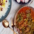 طرز تهیه خورش لوبیا سبز