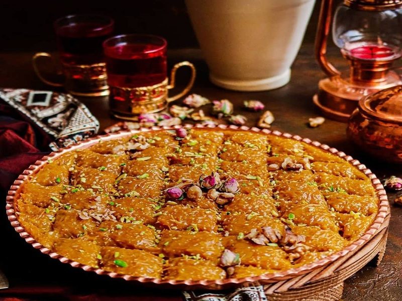طرز تهیه حلوای سیب