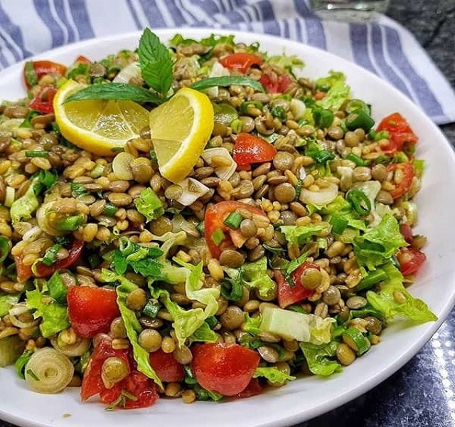 طرز تهیه سالاد عدس در یک نگاه