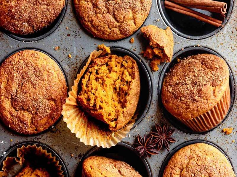 طرز تهیه مافین کدو حلوایی