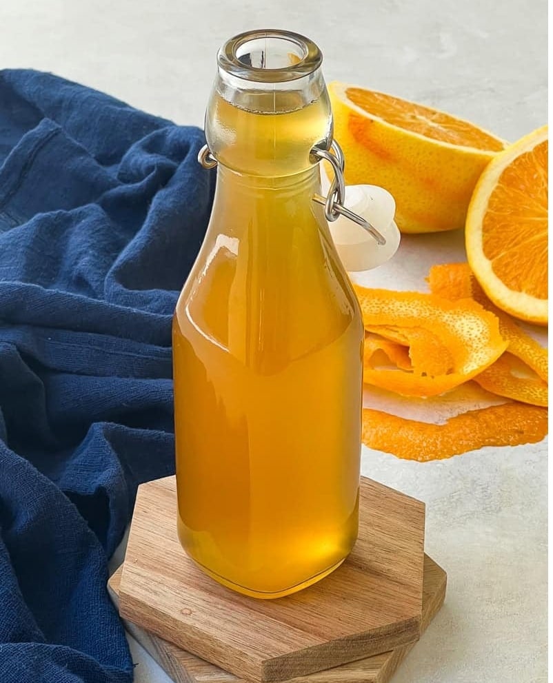 طرز تهیه شربت پرتقال بدون تلخی + ترفندهای شفاف شدن رنگ شربت