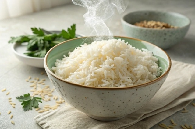 طرز تهیه برنج کته بدون روغن طرز تهیه برنج کته بدون روغن