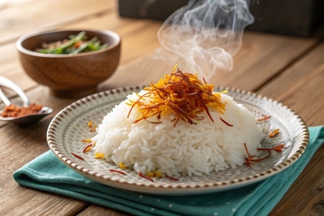 مراحل طرز تهیه برنج بدون روغن در روش آبکش مراحل طرز تهیه برنج بدون روغن در روش آبکش