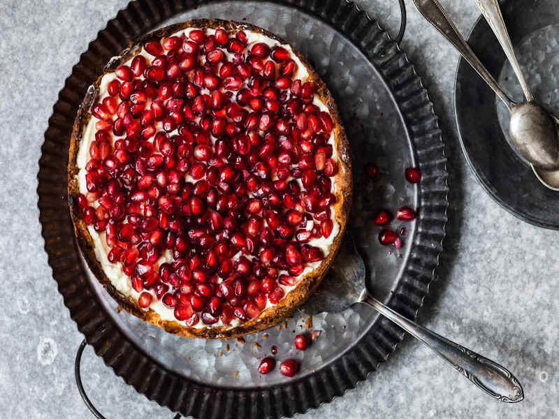 طرز تهیه تارت انار ساده