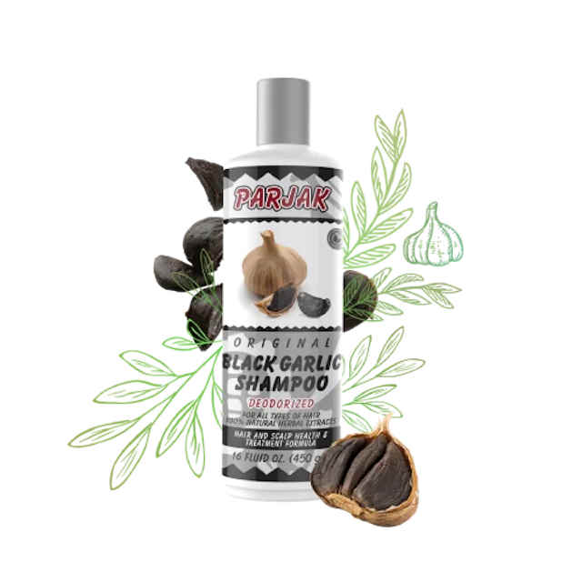 شامپو سیر سیاه پرژک (بدون بو) | راهنمای خرید شامپو گیاهی