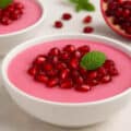 طرز تهیه فرنی انار
