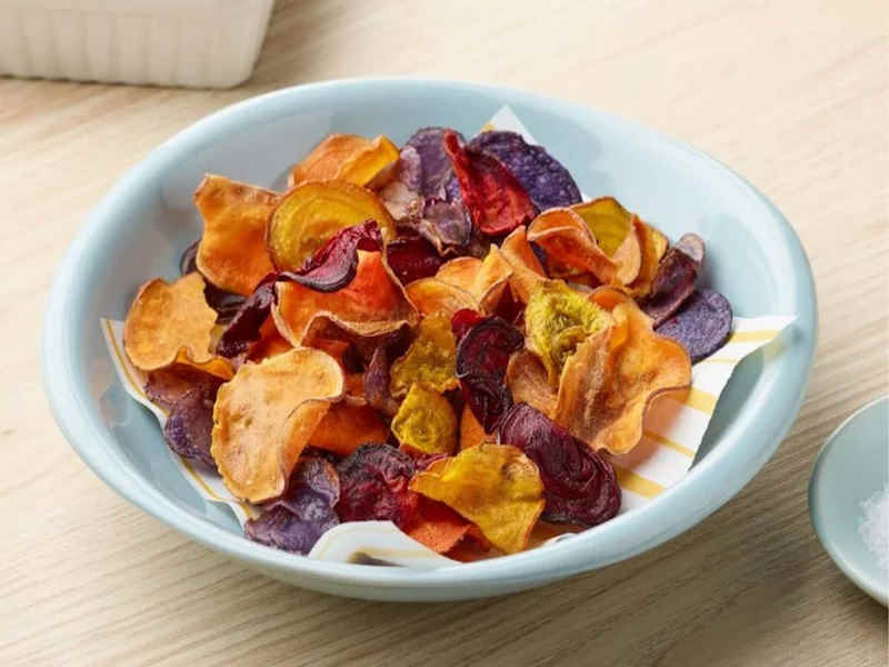 طرز تهیه چیپس سبزیجات