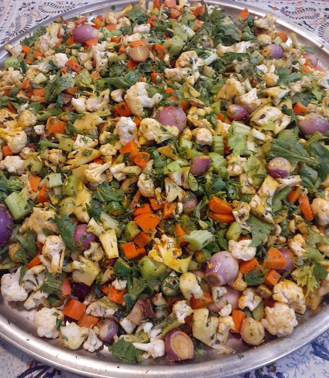 چطور ترشی هفت بیجار ریز درست کنم؟