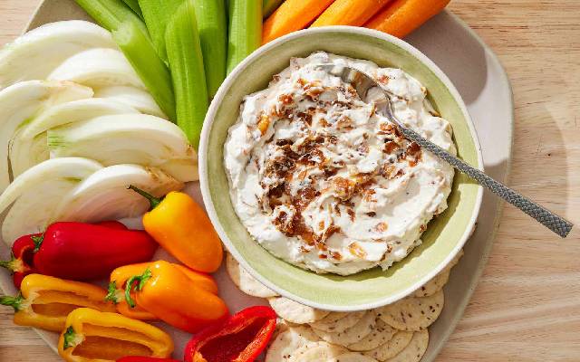 دیپ پیاز کاراملی دیپ پیاز کاراملی