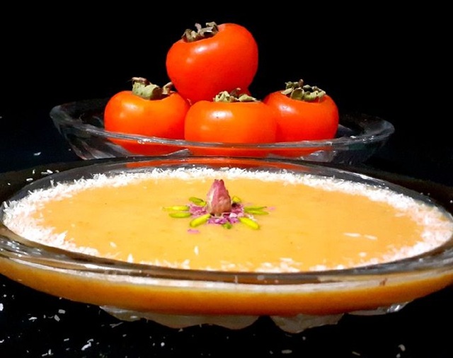 طرز تهیه فرنی خرمالو در یک نگاه طرز تهیه فرنی خرمالو در یک نگاه