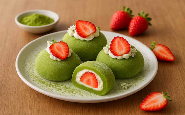 «موچی ماچا» (Matcha Mochi) «موچی ماچا» (Matcha Mochi)