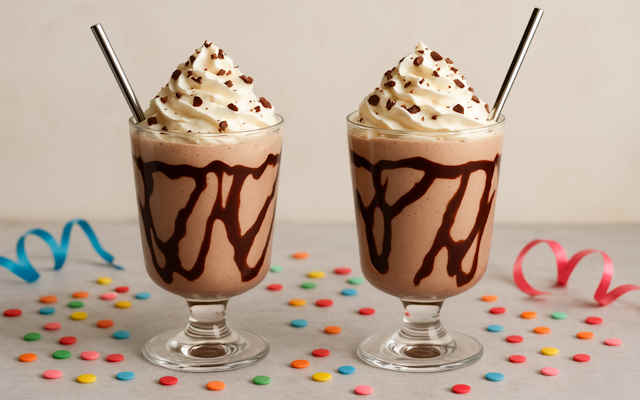 مراحل طرز تهیه میلک شیک موکا کلاسیک مراحل طرز تهیه میلک شیک موکا کلاسیک