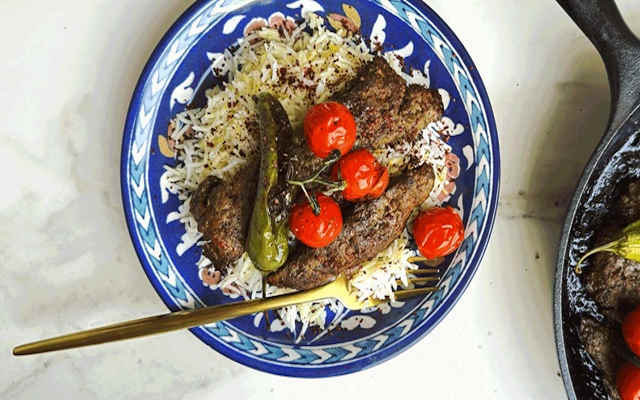 با سنگدان مرغ چی درست کنم؟ | کباب تابه ای با سنگدان مرغ