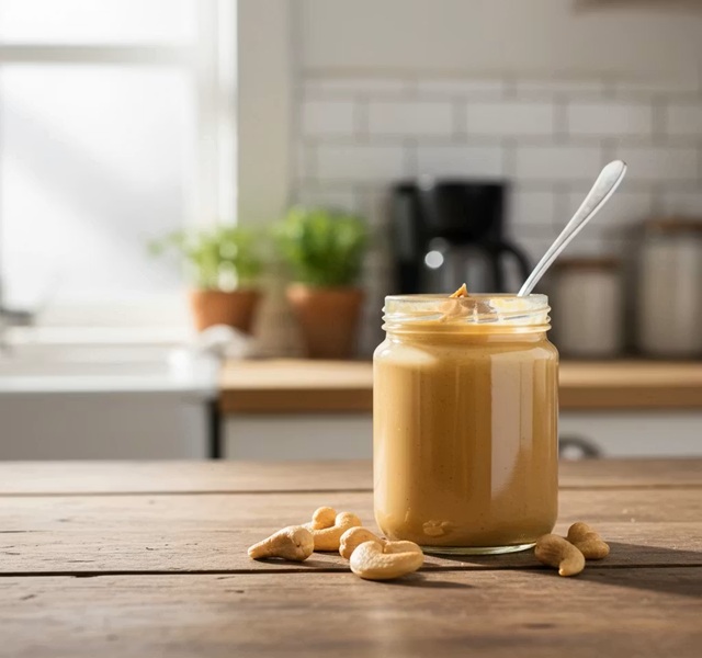 مراحل طرز تهیه کره بادام هندی در منزل مراحل طرز تهیه کره بادام هندی در منزل